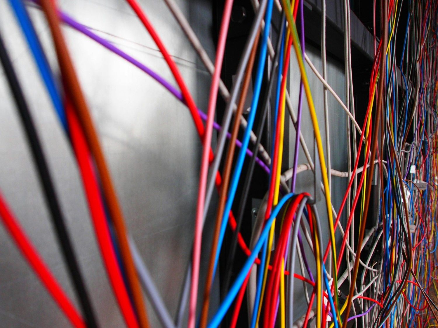 Eine Nahaufnahme eines Computers